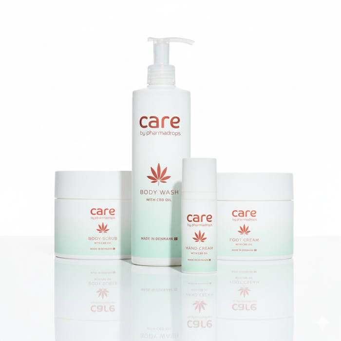 CBD hudpleje care by pharmadrops
