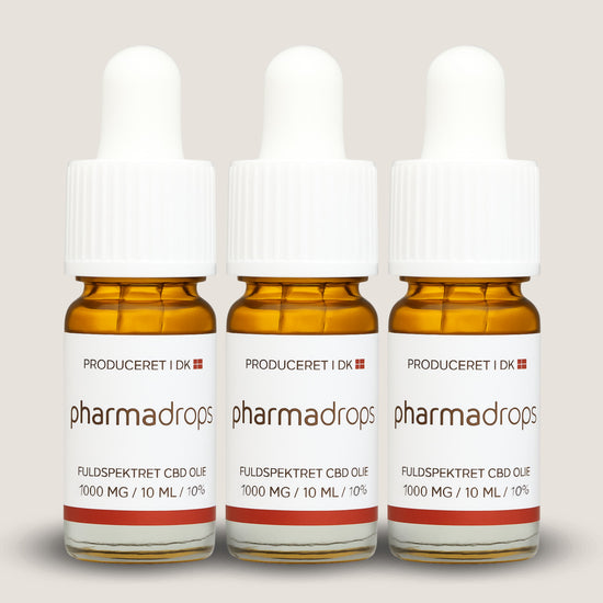 CBD olie 10% 3-pak